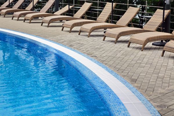 Cost of Poolside Hardscaping in Greenwood